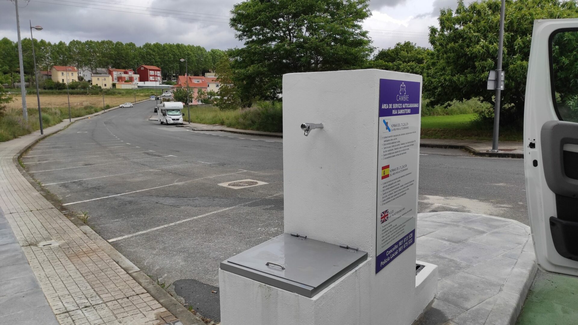 Área de autocaravanas de Cambre