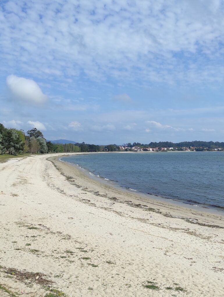 Playa de Xardín en Boiro