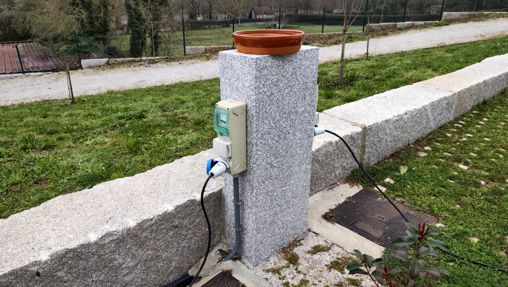 Toma de electricidad