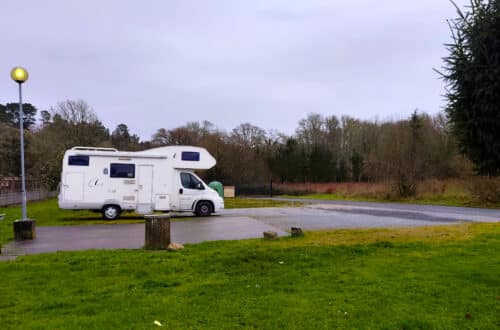Area de autocaravanas de Guitiriz - vista general